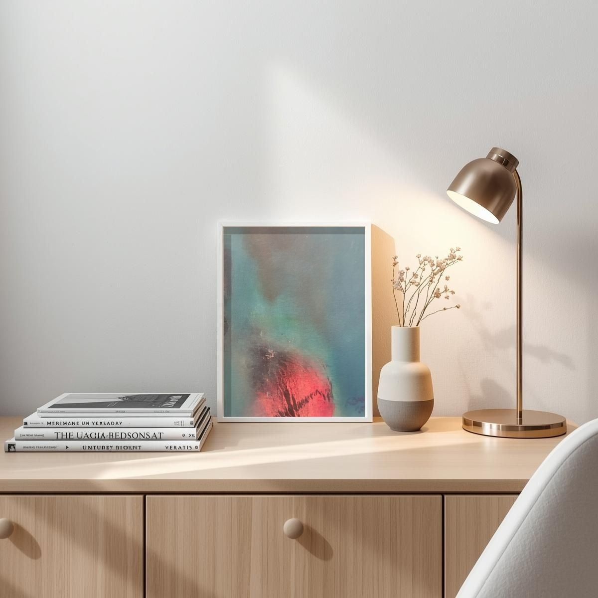 Rose Bending | Abstract Art Print